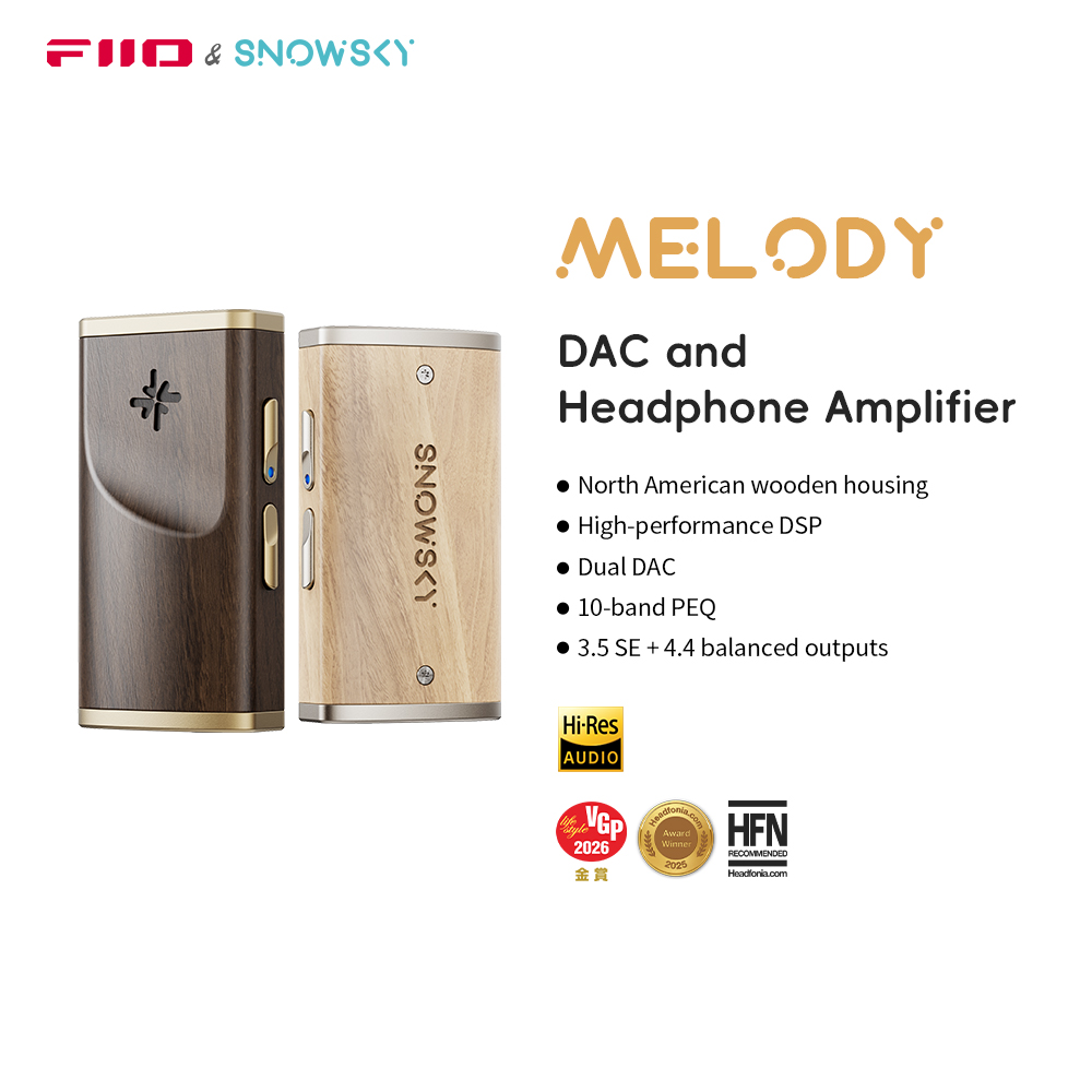 Dual Ess9038 Dac - FiiO/Snowsky Melody Przenośny wzmacniacz słuchawkowy DAC
