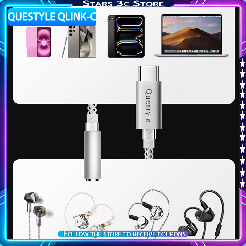 Portable Dac Dongle Usb C - Questyle Qlink-C Hi-Fi Dekoder z Aluminiową