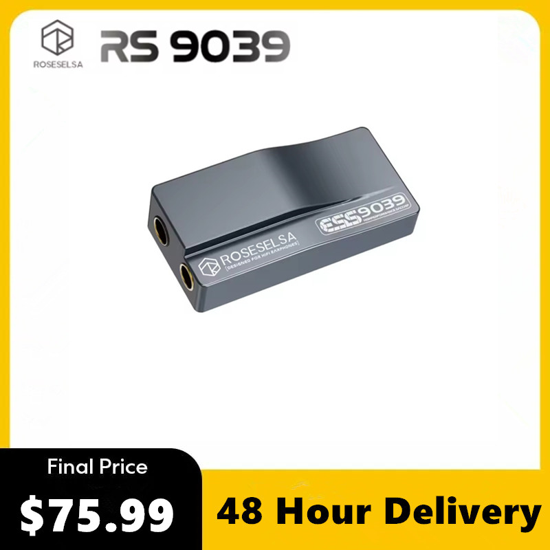 Dac With Headphone Amp Balanced - ROSESELSA RS9039 Przenośny DAC/AMP USB klasy