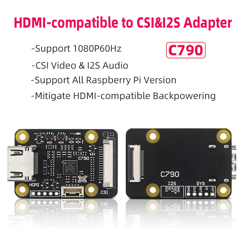 Dac I2S Hdmi Input - C790 1080P 60Hz HDMI kompatybilny z