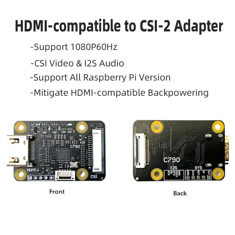 Dac I2S Hdmi Input - C790 1080P 60Hz Adapter HDMI-Compatible IN