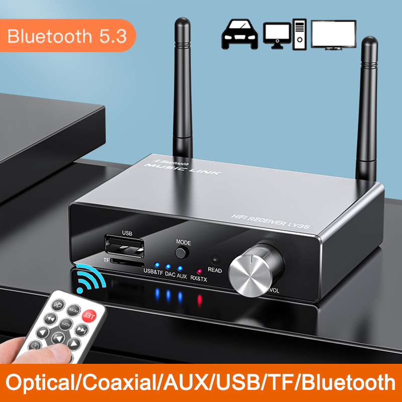 Dac Usb Coaxial Optical Bluetooth - 6 w 1 DAC Bluetooth 5.3