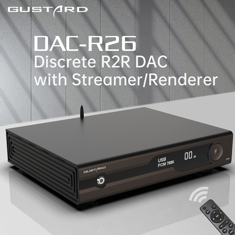 R2R Dac Balanced Xlr - Gustard DAC-R26 Dyskretny DAC R2R z