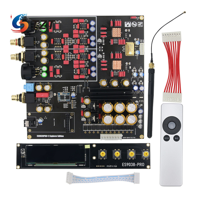 Dac Es9038Pro Usb - TZT podwójna płyta dekodera ES9038PRO płyta