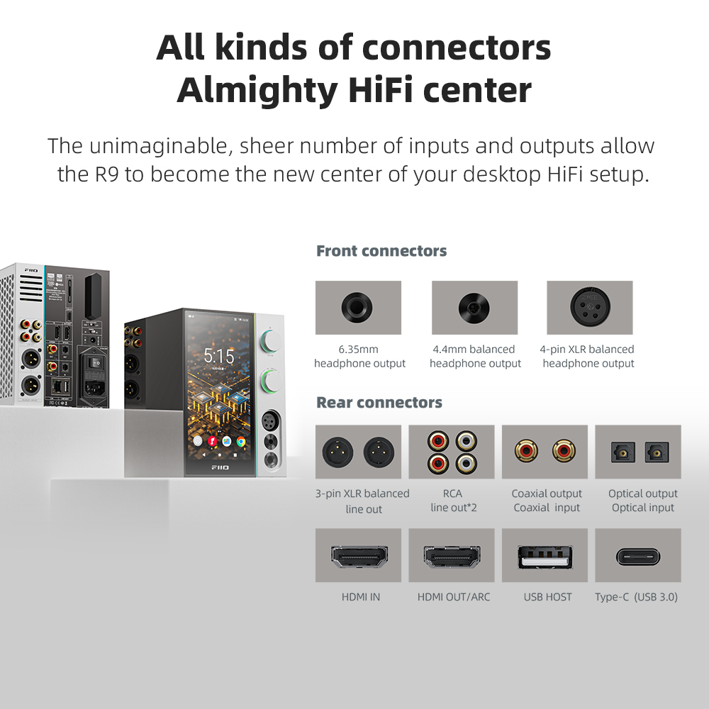 FiiO R9 Android Media streamer – Dac Streamer Network Player recenzja i cena