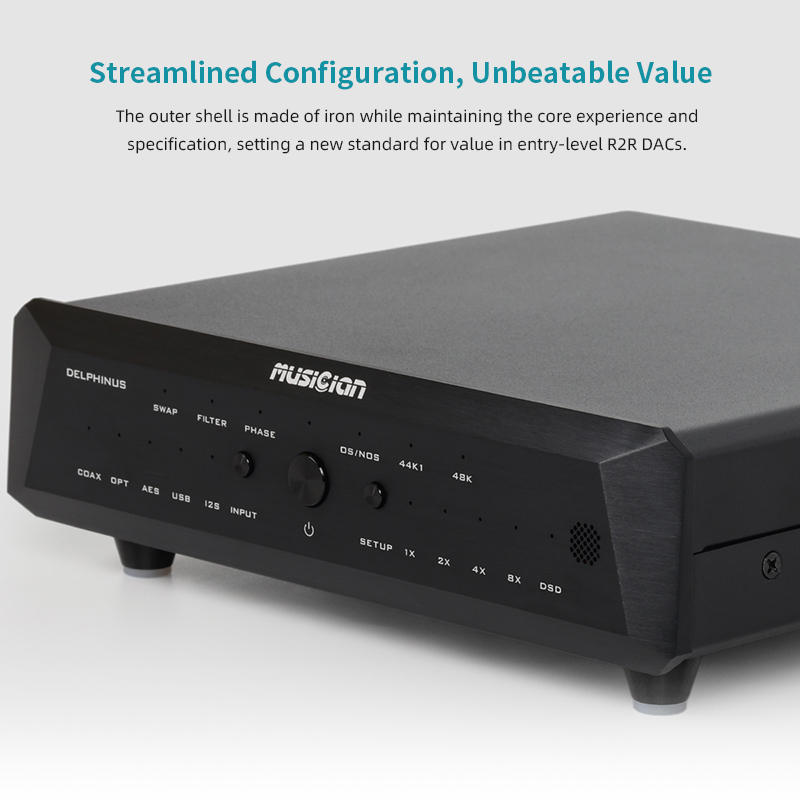 MUZYKANT DELPHINUS R2R DAC RCA – R2R Dac Balanced Xlr recenzja i cena