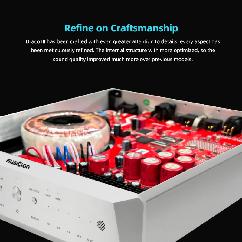 MUSICIAN Draco III R2R DAC, uk – R2R Dac Balanced Xlr recenzja i cena