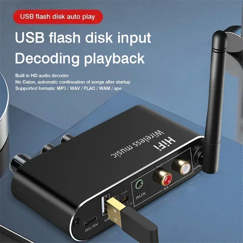 Odbiornik audio DAC Bluetooth  – Dac Usb Coaxial Optical Bluetooth recenzja i cena