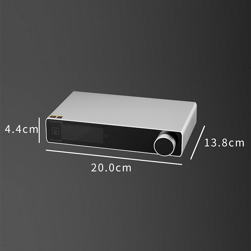 TOPPING E70 VELVET AK4499EX De – Dac Usb Coaxial Optical Bluetooth recenzja i cena