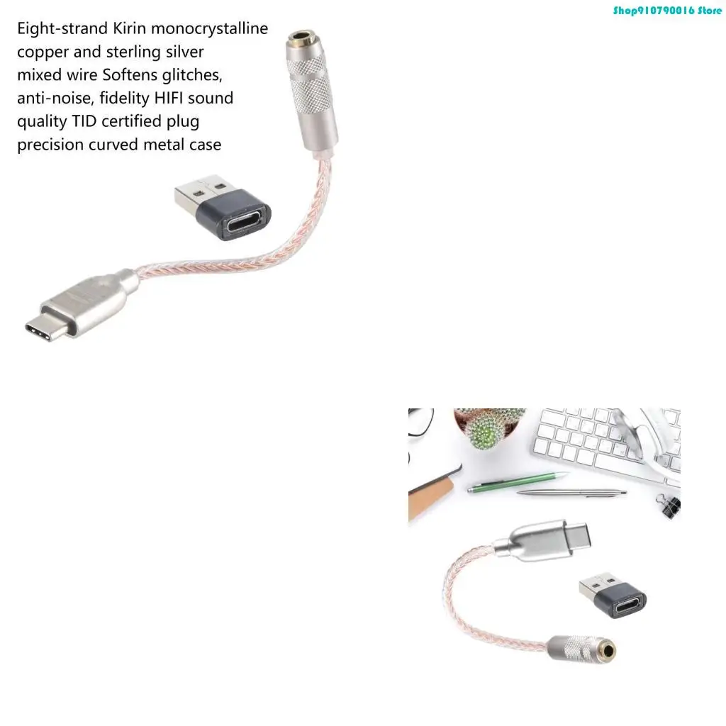 Adapter dźwięku 76HD USB C na  – Portable Dac Dongle Usb C recenzja i cena