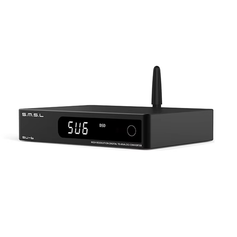 SMSL SU-6 Dekoder ES9038Q2M OP – Dac Usb Coaxial Optical Bluetooth recenzja i cena