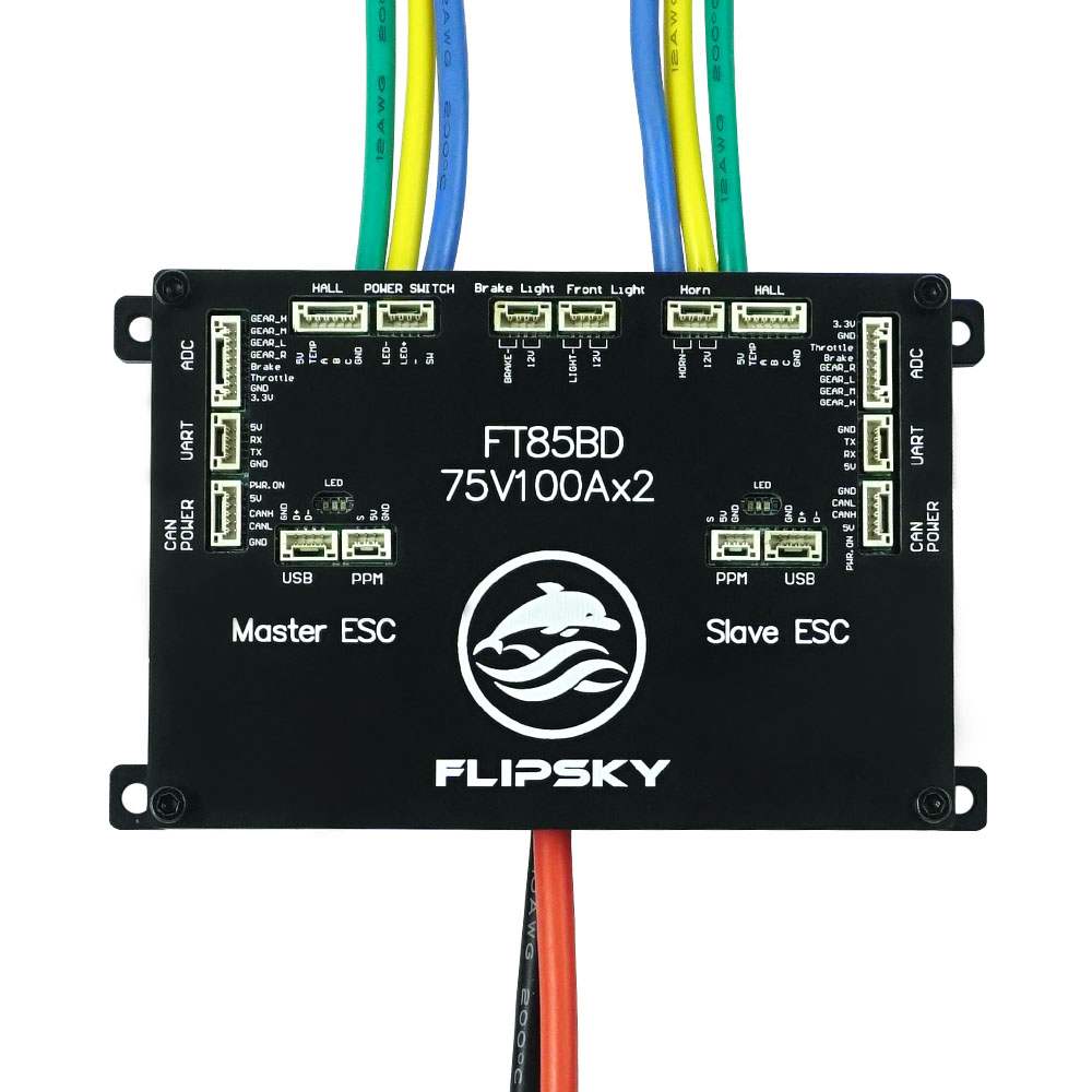 FLIPSKY FT85BD Dual ESC 84V 20 – Dual Ess9038 Dac recenzja i cena