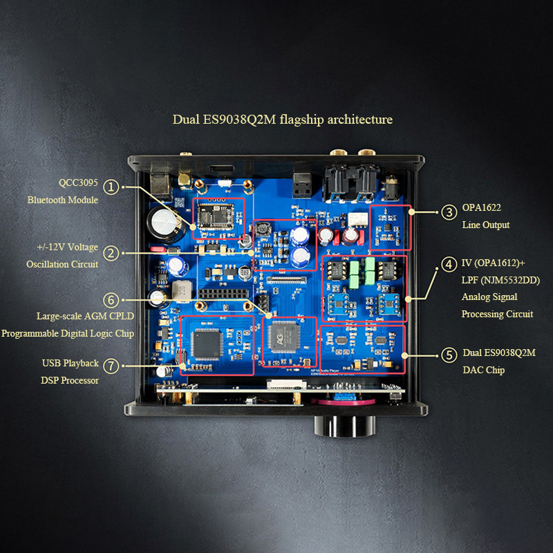 NP10H – cyfrowy odtwarzacz aud – Dac Usb Coaxial Optical Bluetooth recenzja i cena
