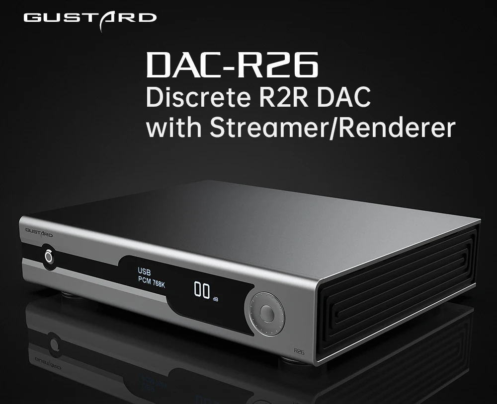 GUSTARD DAC-R26 – dyskretny pr – R2R Dac Balanced Xlr recenzja i cena