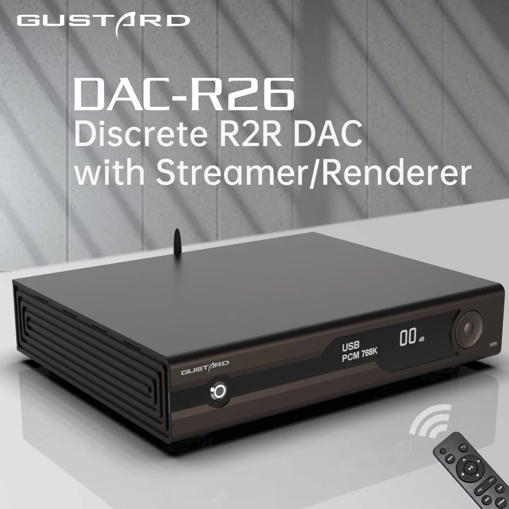 GUSTARD DAC-R26 – dyskretny pr – R2R Dac Balanced Xlr recenzja i cena