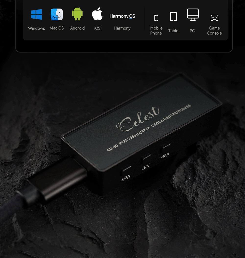 Kinera Celest CD-30 Przenośny  – Dac With Headphone Amp Balanced recenzja i cena