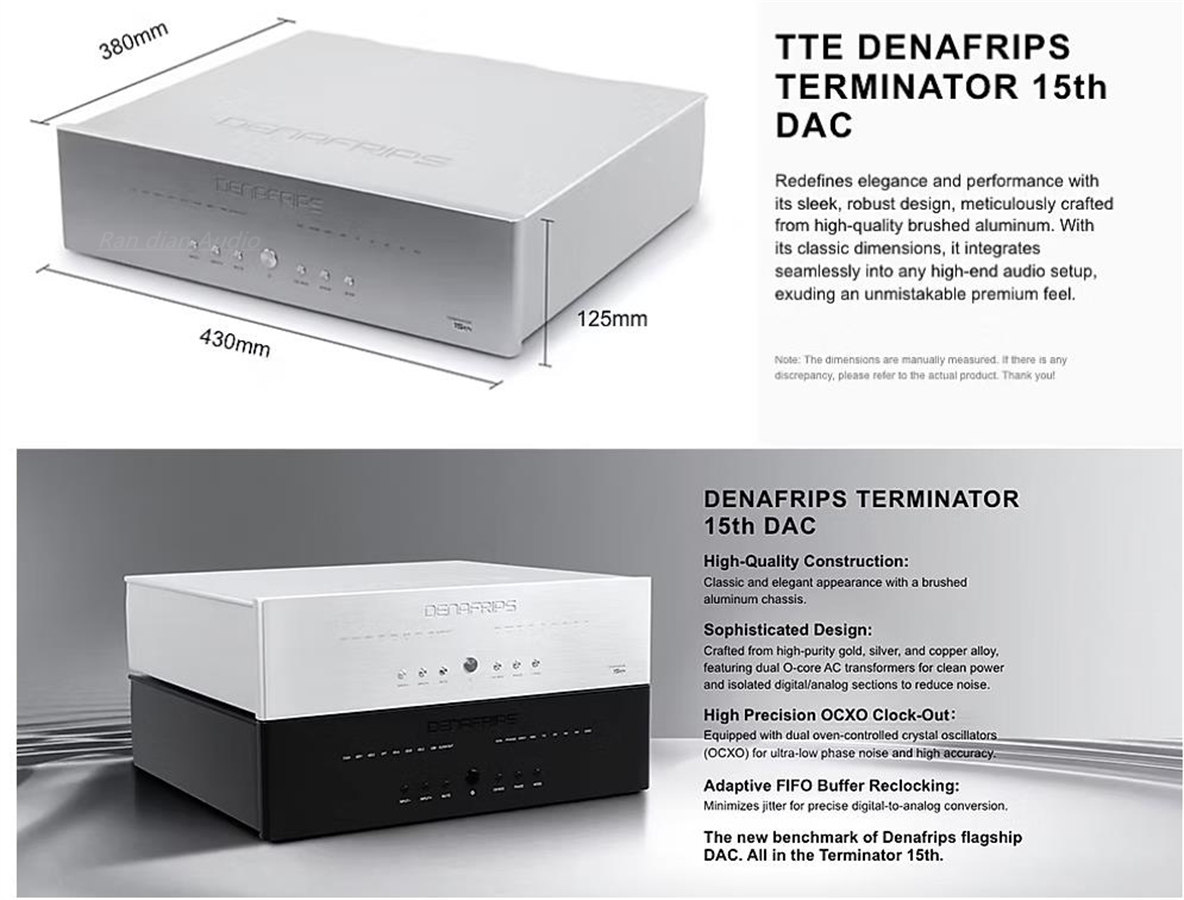 DENAFRIPS Hi-end TERMINATOR 15 – R2R Dac Balanced Xlr recenzja i cena