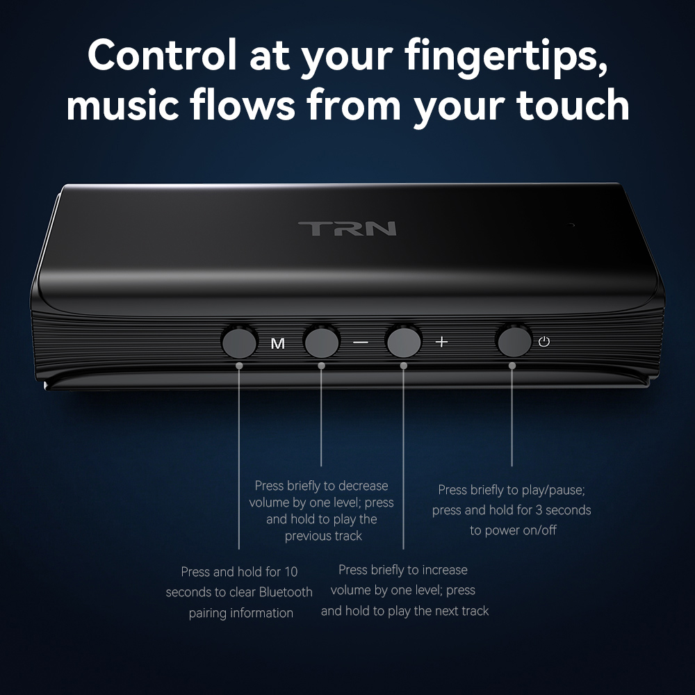 TRN WAVE Przenośny dekoder aud – Dac With Headphone Amp Balanced recenzja i cena
