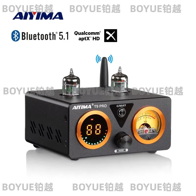 Wzmacniacz lampowy AIYIMA T9 P – Dac Usb Coaxial Optical Bluetooth recenzja i cena