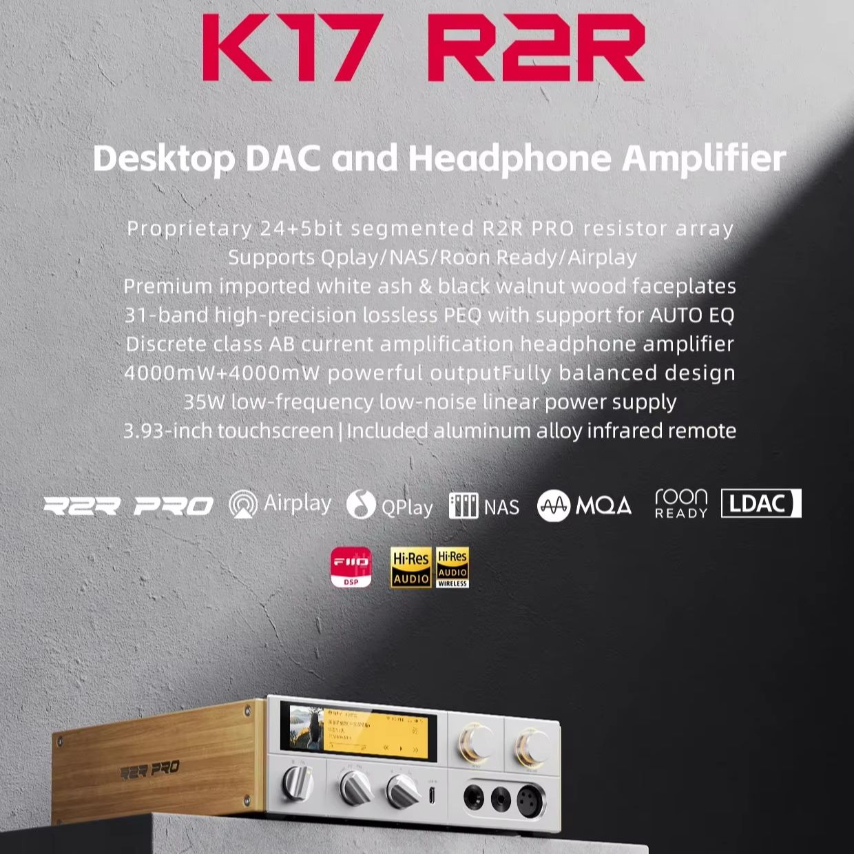 FIIO K17 R2R Desktop AMP Wzmac – R2R Dac Balanced Xlr recenzja i cena