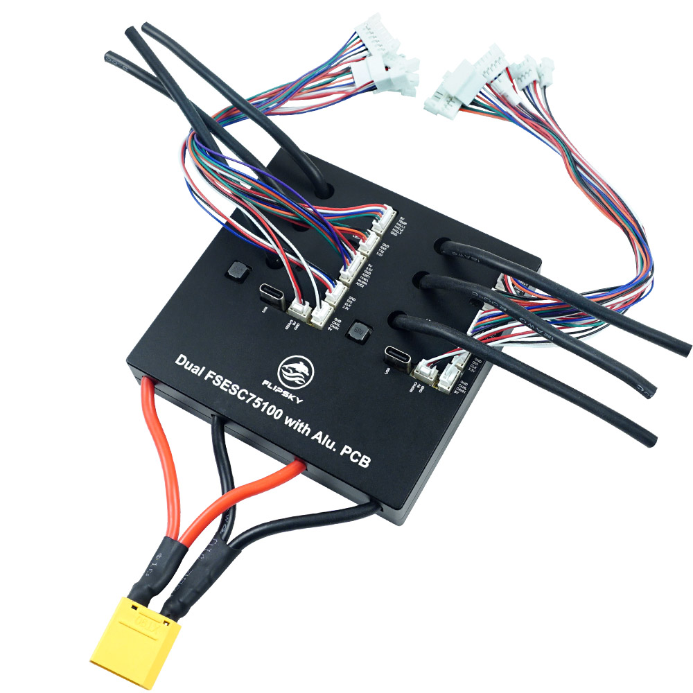 Flipsky Dual 75100 z aluminiow – Dual Ess9038 Dac recenzja i cena