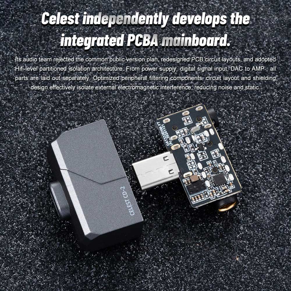 Nowy Celest CD-2 Przenośny aud – Dac With Headphone Amp Balanced recenzja i cena
