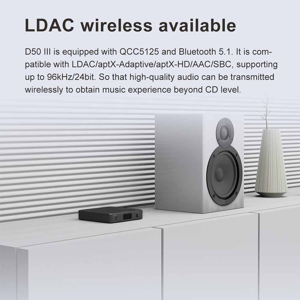 TOPPING D50III Cyfrowy dekoder – Dac Usb Coaxial Optical Bluetooth recenzja i cena