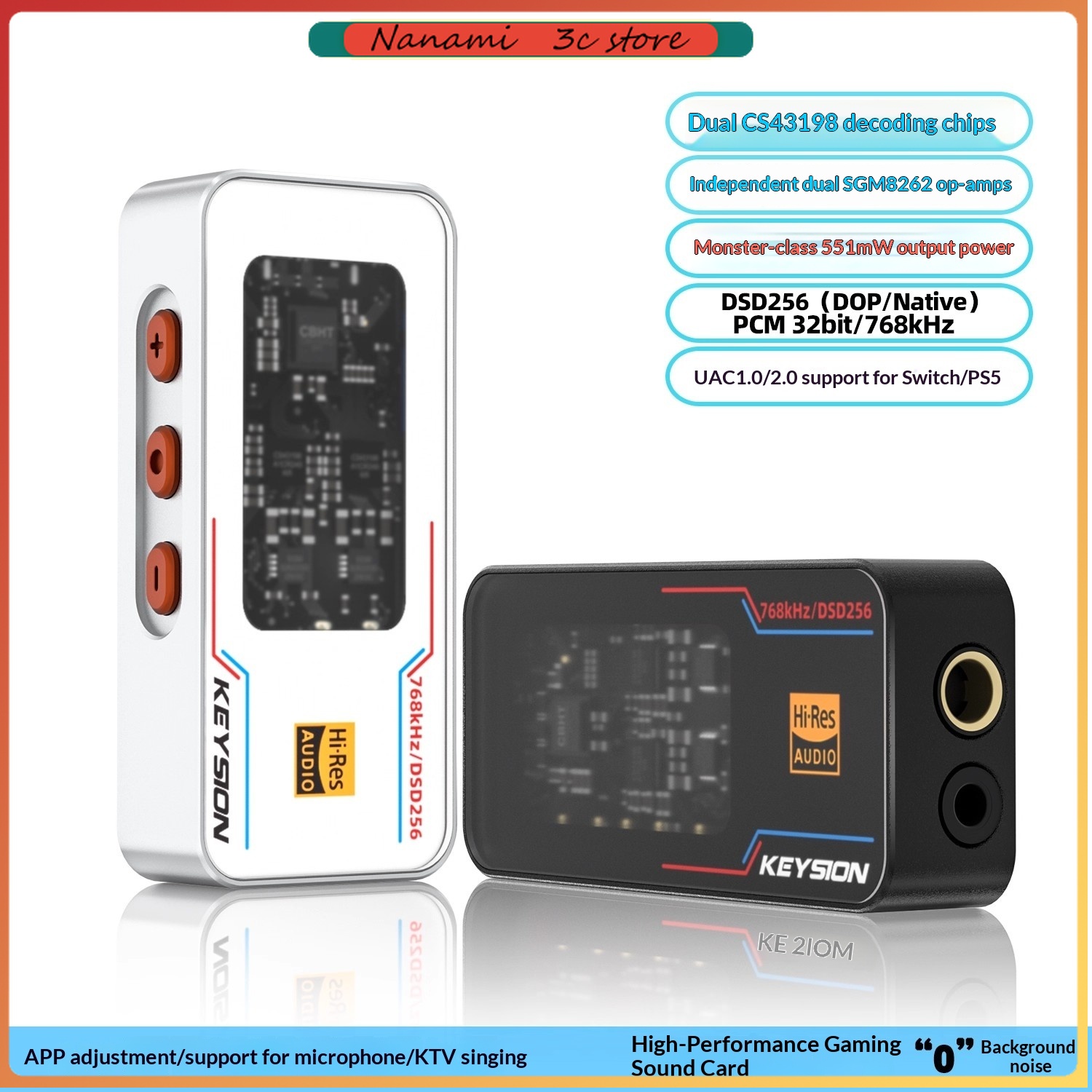 KEYSION Dongle Typ C USB DAC A – Portable Dac Dongle Usb C recenzja i cena