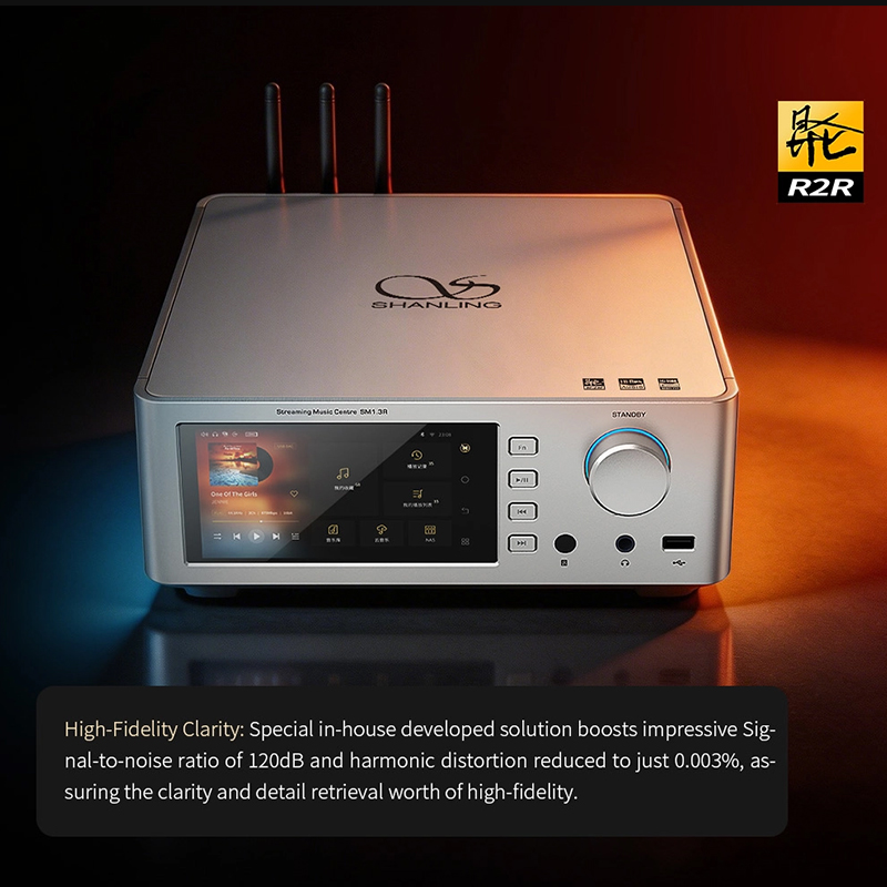 SHANLING SM1.3R Hi-Fi streamer – R2R Dac Balanced Xlr recenzja i cena