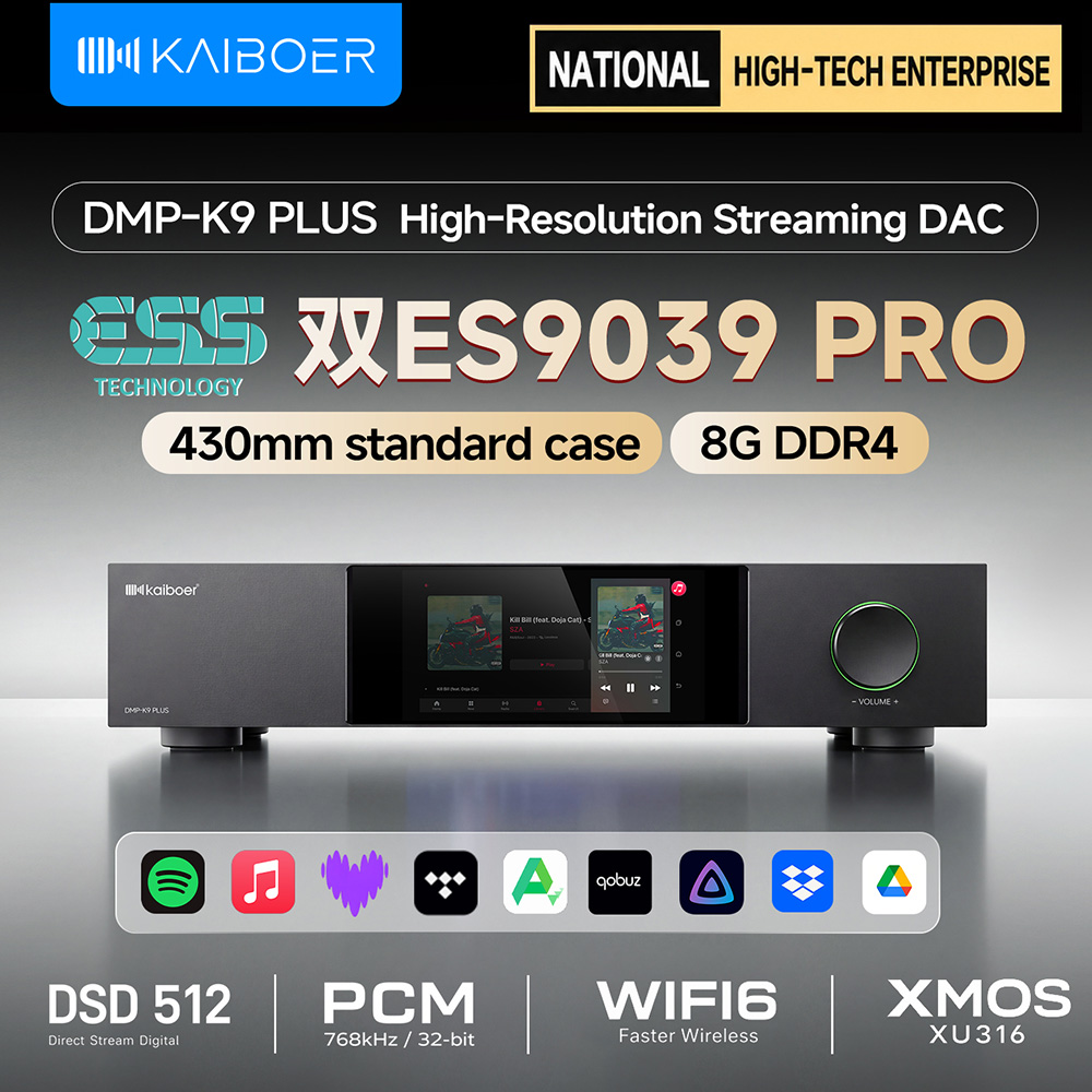 Kaiboe DMP-K9PLUS Hi-Fi Odtwar – Dac Streamer Network Player recenzja i cena