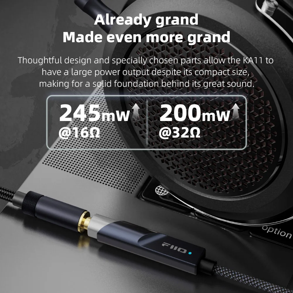 FiiO JadeAudio KA11 USB DAC AM – Portable Dac Dongle Usb C recenzja i cena