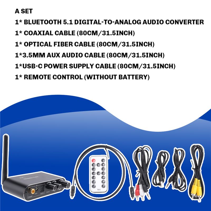 EVENTS DAY Konwerter Cyfrowo-A – Dac Usb Coaxial Optical Bluetooth recenzja i cena