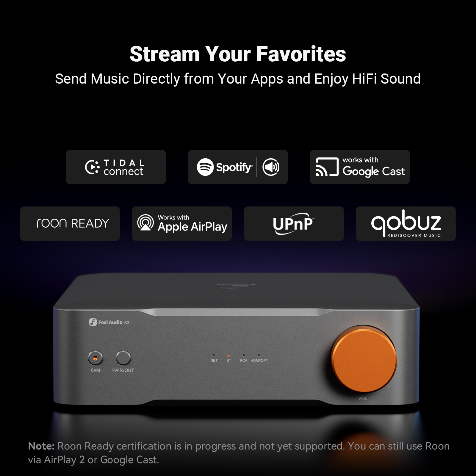 Fosi Audio S3 HiFi Music Strea – Dac Streamer Network Player recenzja i cena