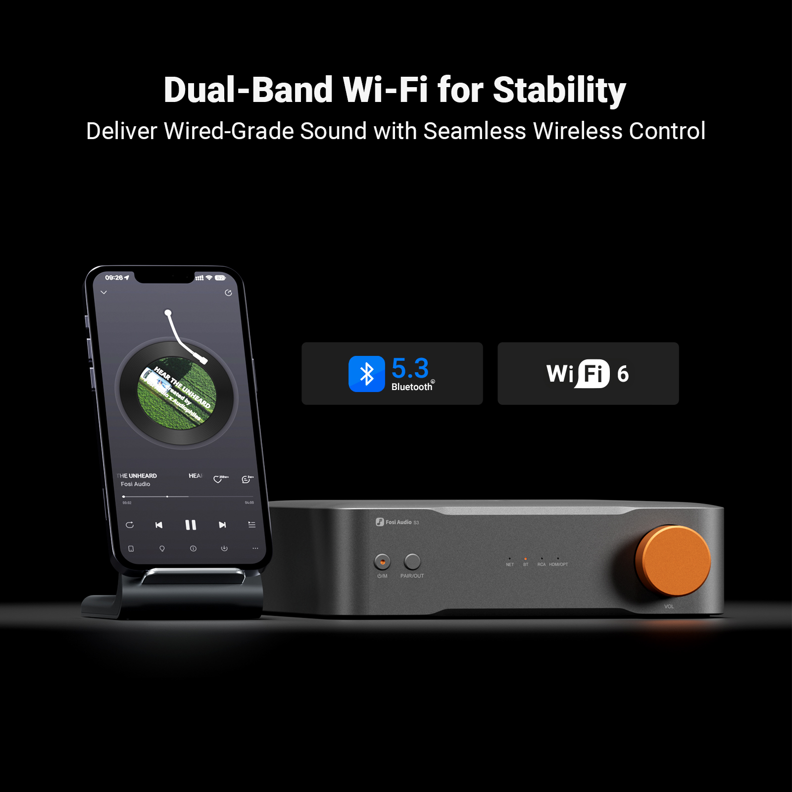 Fosi Audio S3 HiFi Music Strea – Dac Streamer Network Player recenzja i cena