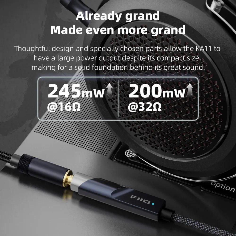 FiiO JadeAudio KA11 USB DAC AM – Portable Dac Dongle Usb C recenzja i cena