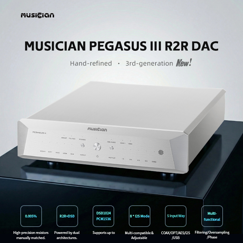 MUSICIAN PEGASUS III R2R DAC 2 – R2R Dac Balanced Xlr recenzja i cena